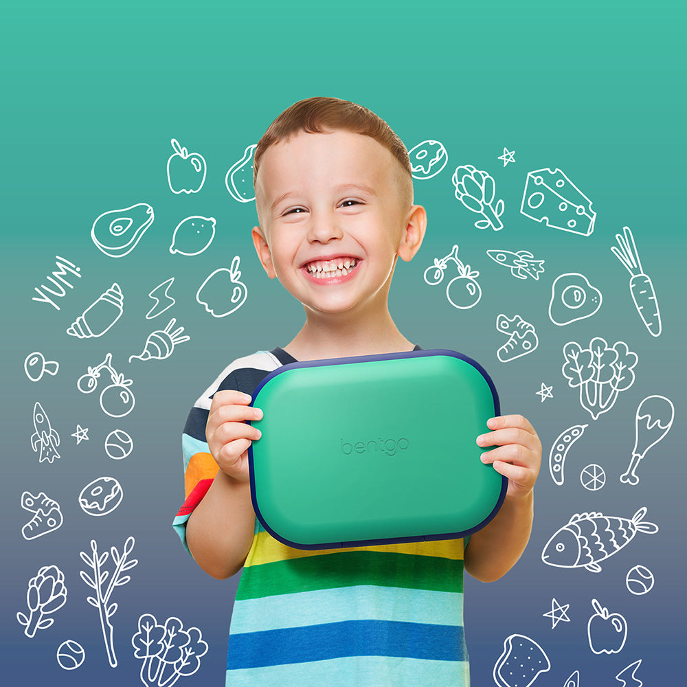 Bentgo® Chill Kids Lunch & Snack Box - Green/Navy
