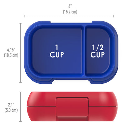 Bentgo® Chill Kids Lunch & Snack Box - Red/Royal