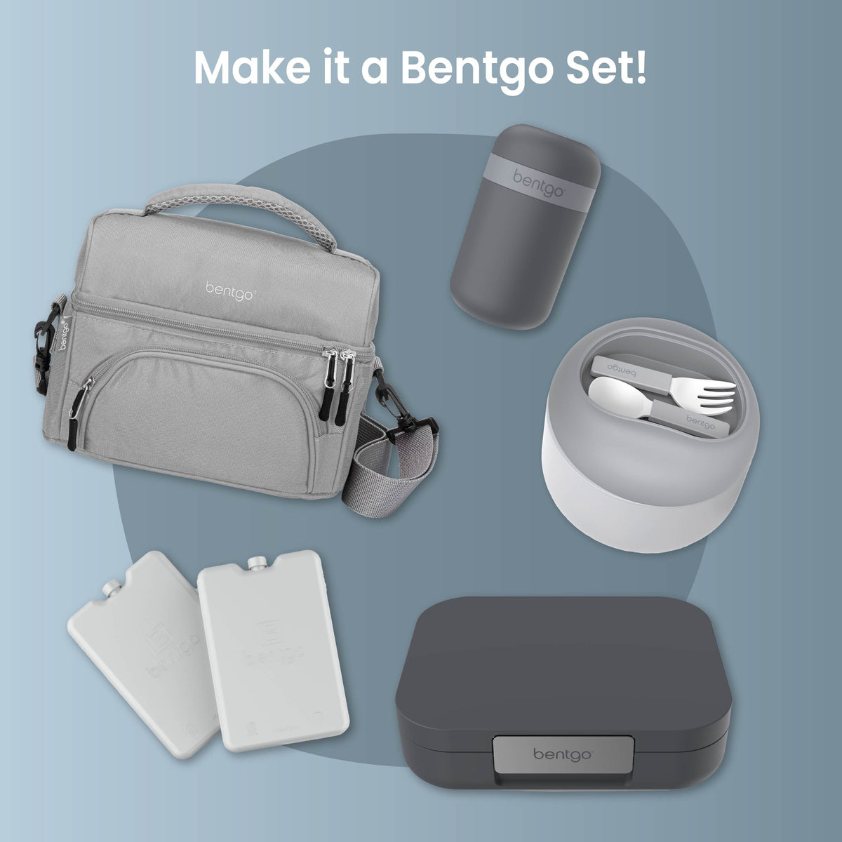 Bentgo® Bowl (2-Pack) - Gray | Make It A Bentgo Set!
