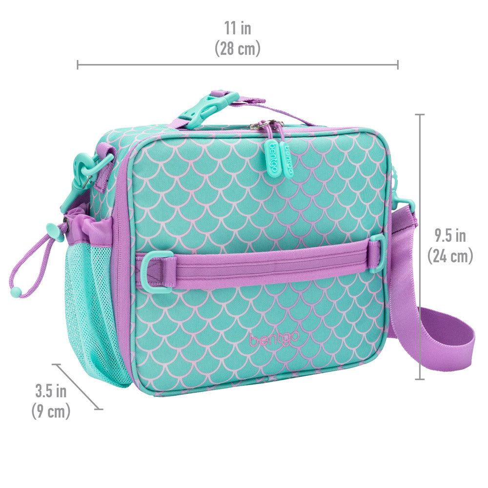 Bentgo® Kids Lunch Box, Bag, & Ice Packs | Mermaid Scales